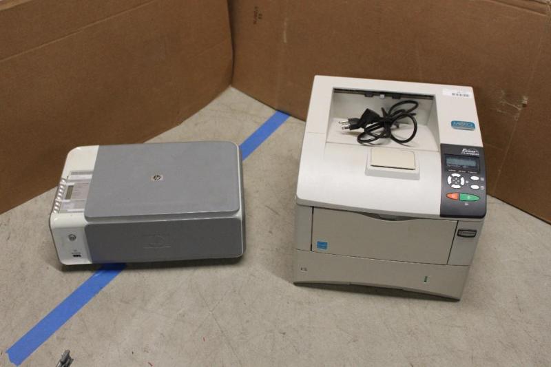 lot 38 image: Kyocera FS-4000DN printer and HP PSC 1510 All...