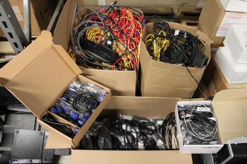 lot 42 image: Large lot of misc cables - Ethernet cables, V...