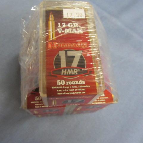 lot 125 image: AMMO 17 HMR V-Max