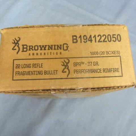 lot 127 image: AMMO Browning 22LR Frag Bullet