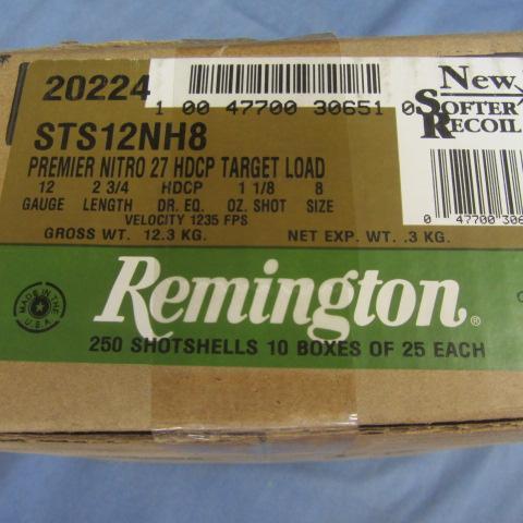 lot 130 image: AMMO Rem Premier Nitro Target Loads