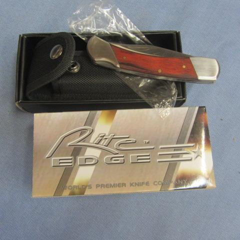 lot 135 image: New Rite Edge Folding Knives