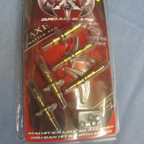 lot 147 image: Axe Broadheads