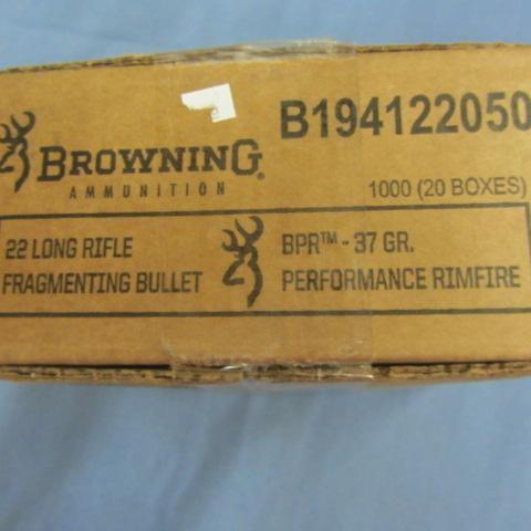 lot 68 image: AMMO Browning 22LR, Frag Bullet