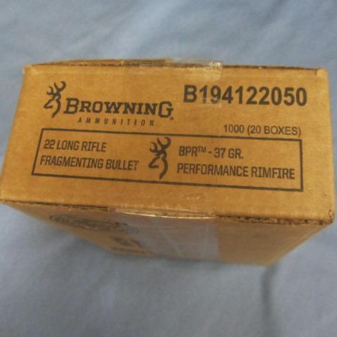 lot 73 image: AMMO  Browning 22LR Frag Bullet