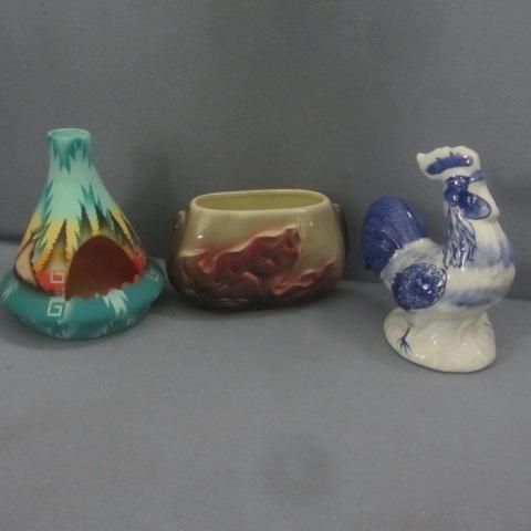 lot 34 image: Rooster, Candle Holder