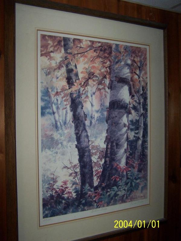 lot 51 image: Autumn Birch By Norberg