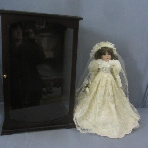 lot 88 image: Bride Doll With Case