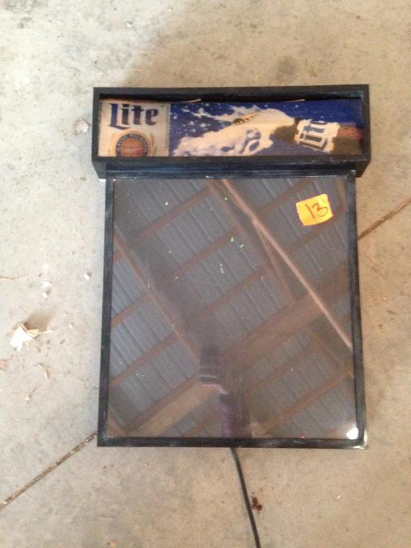 Miller Lite sign