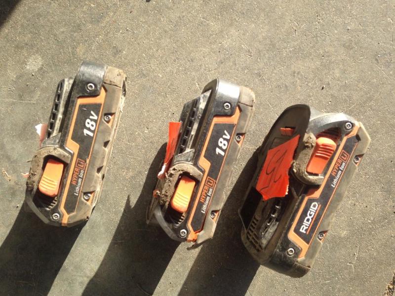 Power tool batteries
