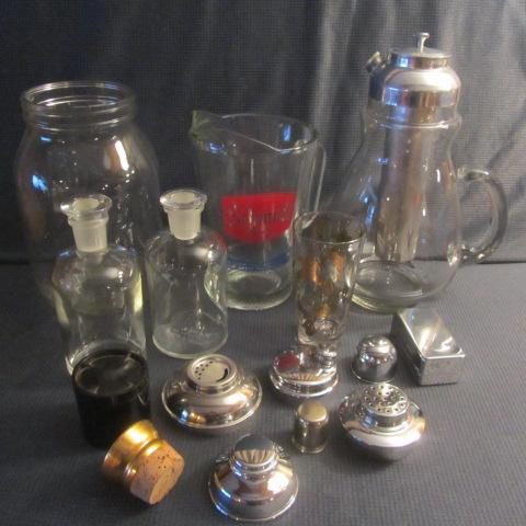 Pitchers with Schmidt, Apothecary Bottles