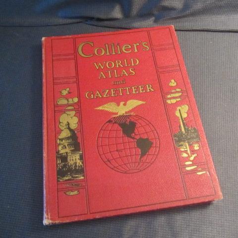 1939 Colliers Worlds Atlas & Gazetteer
