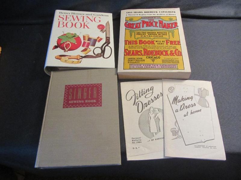 Sewing Books, Sears Catalog