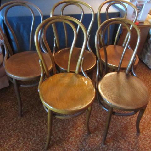 Antique Wooden Ice Cream Chairs