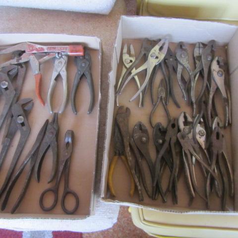 Pliers with Channel Lock, Side Cutters