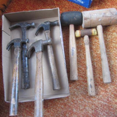 Wood & Rubber Mallets, Hammers