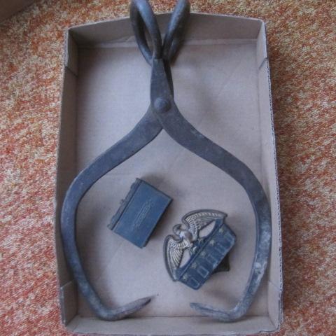 Ice Tongs, Picks, Match Holders