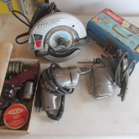 Skil Circular Saw, Torch Kit, Solder Gun