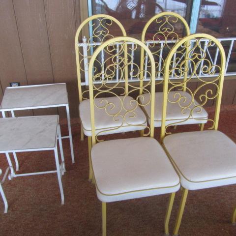 Wrought Iron Chairs & Tables
