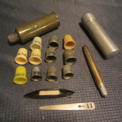 Tatting, Thimbles, Sewing Tubes