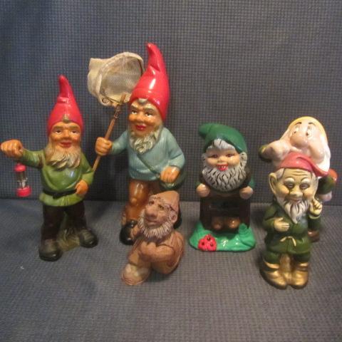 W. German Gnomes, Disney & Sand-cast