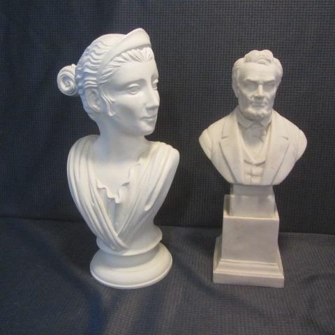 Moon Goddess & Lincoln Statues