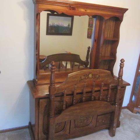 Dresser, Hutch Top, Headboard