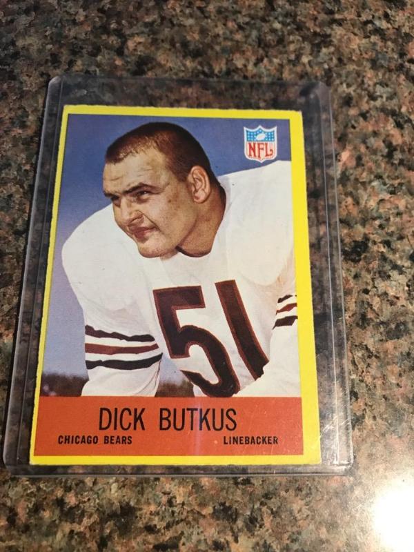 lot 10A image: 1967 PHILADELPHIA #28 DICK BUTKUS&nbspFOOTBA...