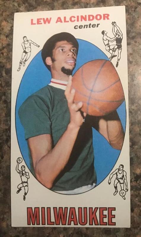 lot 10B image: Lew Alcindor #25 Rookie Card. One that was gr...