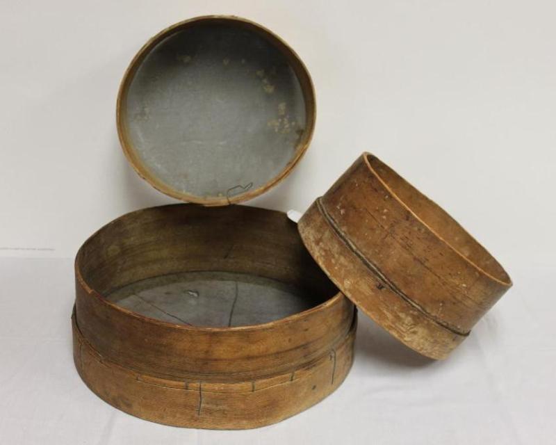 lot 12 image: 3 Antique Wood Screen Sifters....