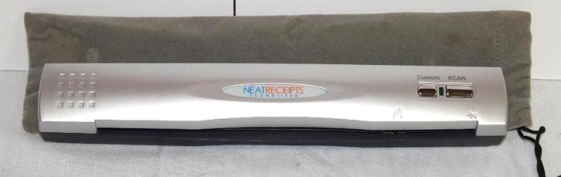 lot 65 image: NEAT&nbspRECEIPTS Scannalizer w&nbspPouc...
