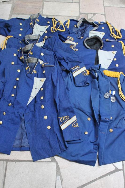 lot 85 image: 7 Vintage Marching Band Uniforms. Please see ...