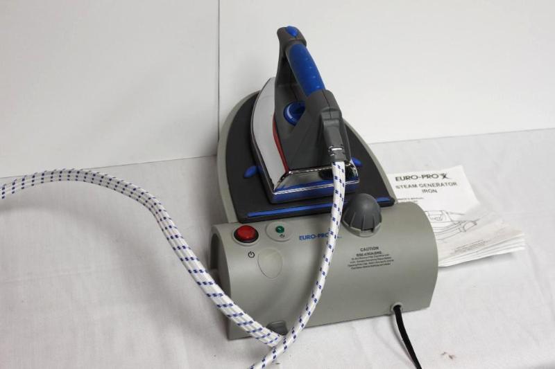 Euro-Pro Steam Generator Iron. Flatiron Model ...