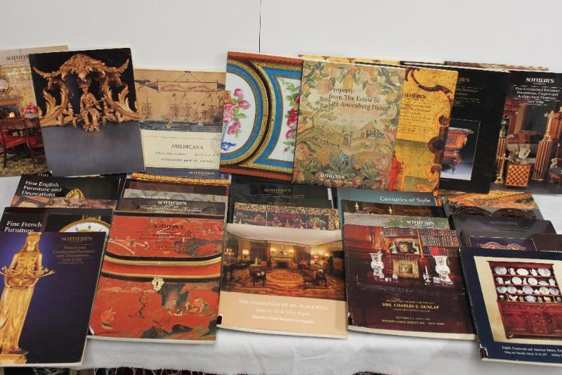 lot 98 image: Huge Lot of Collector Sothebys and Christie ...