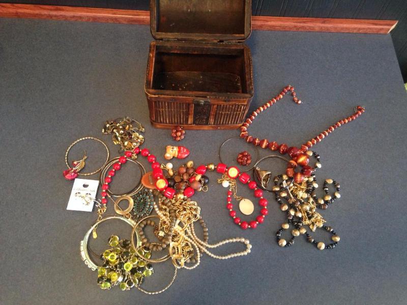 A treasure chest full of jewelry Liz Claibor...