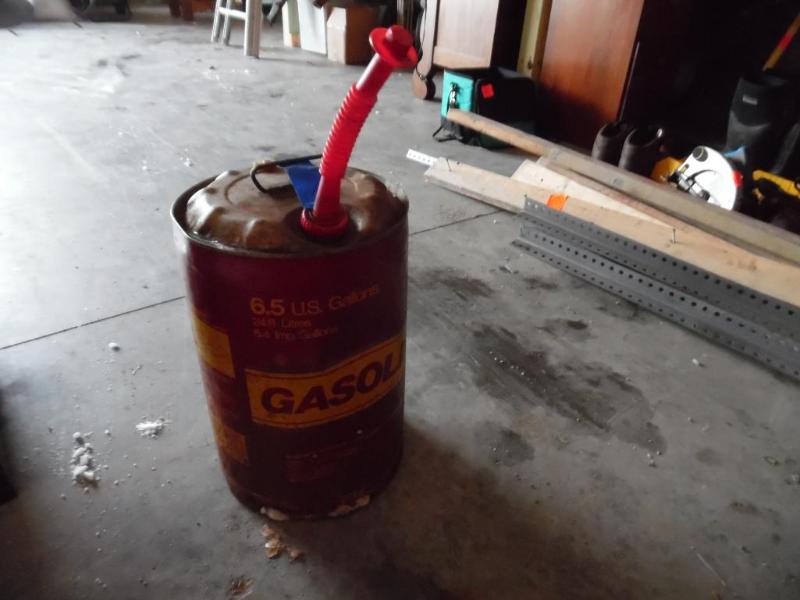 Metal gas can...