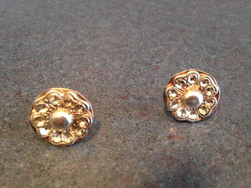 Vintage sterling silver screw on earrings, ma...
