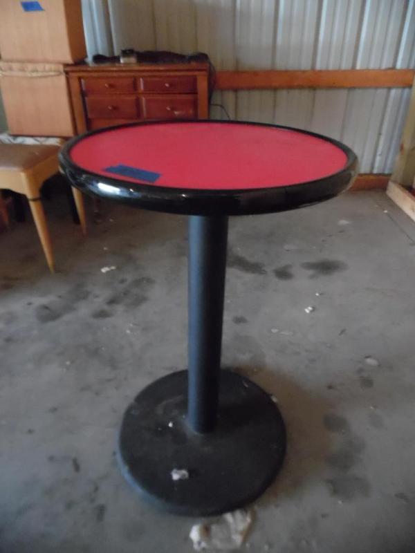 Black and Red Small Pub Table...