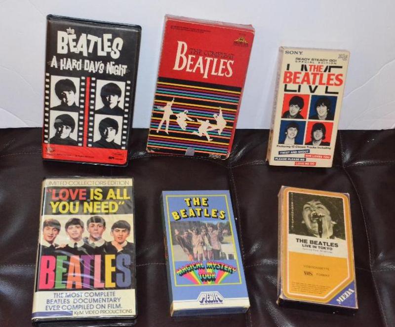 lot 101 image: Beatles VHS Tapes Love is All You Need T...
