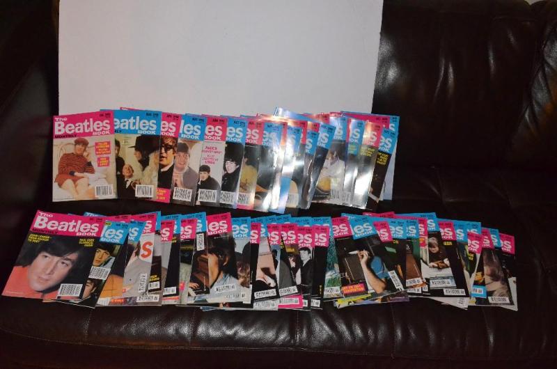 lot 102 image: The Beatles Monthly Magazine Each Months Ed...