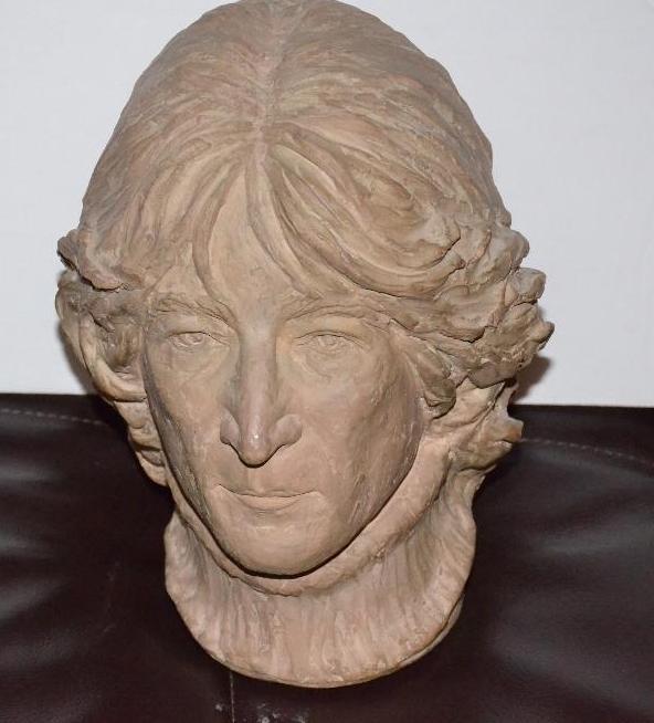 lot 10B image: John Lennon Bust approx&nbsp10 tall - ...
