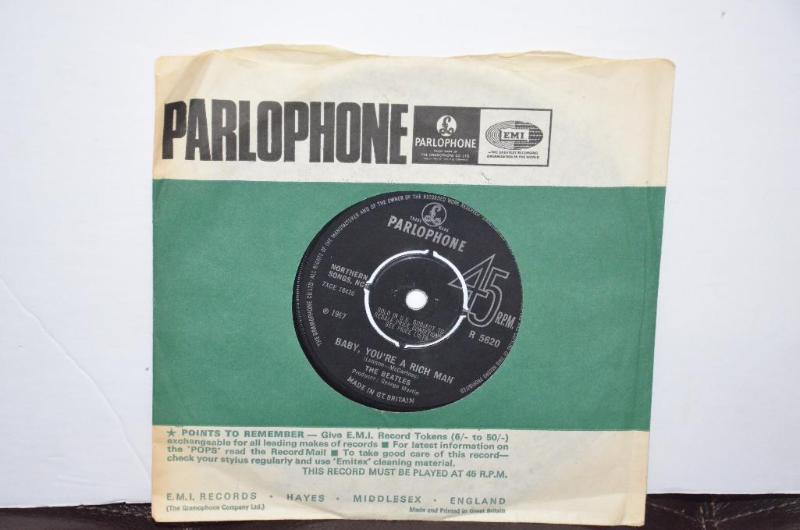 lot 47 image: Parlophone&nbspThe Beatles Baby Youre a Ri...