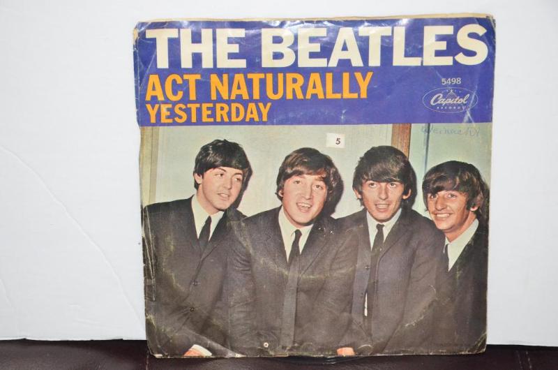 lot 53 image: The Beatles Yesterday Act Naturally 45 Reco...