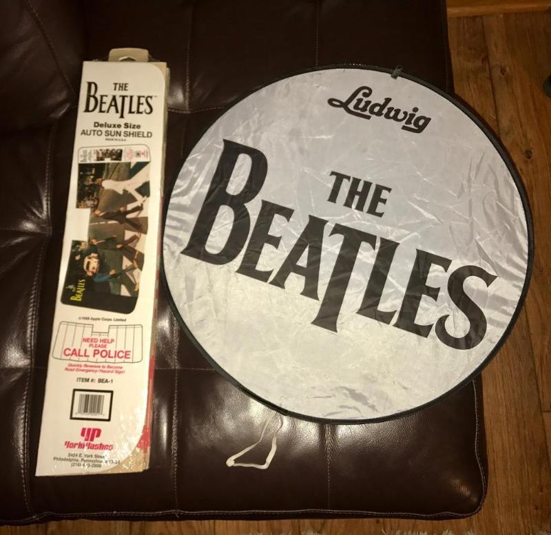 lot 72A image: BEATLES Ludwig silk pop out shade and new sea...