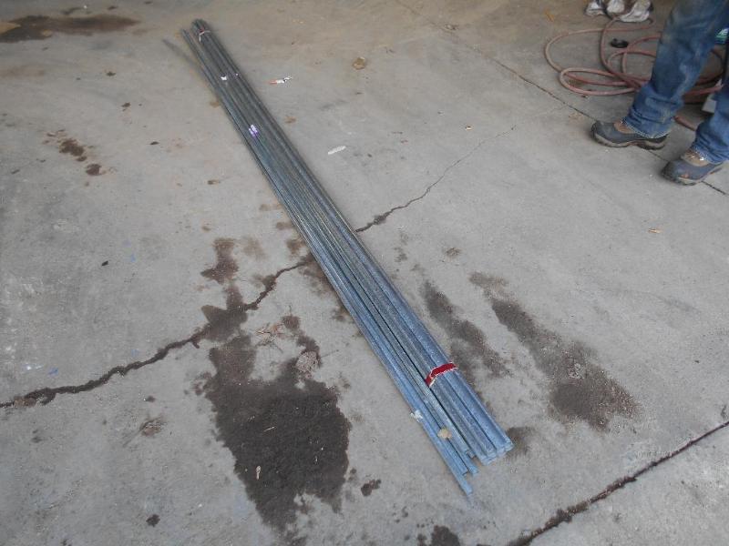 15 Sections of Electrical Conduit Pipe. 10 Each.