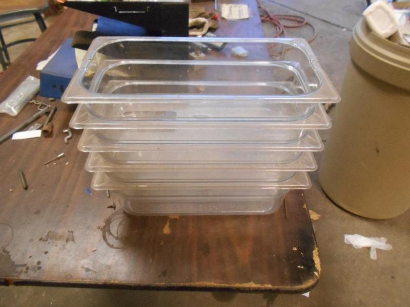 5 Carlisle 13 size food service containers. Like Cambro.