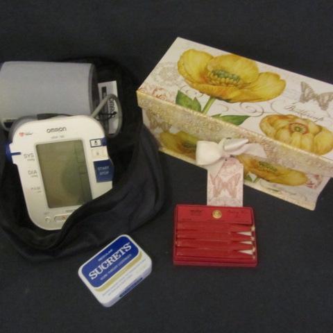 lot 135 image: Blood Pressure Kit, Wax & Letter Box