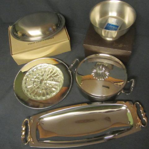 lot 161 image: Pewter, Stainless, Nieman Marcus