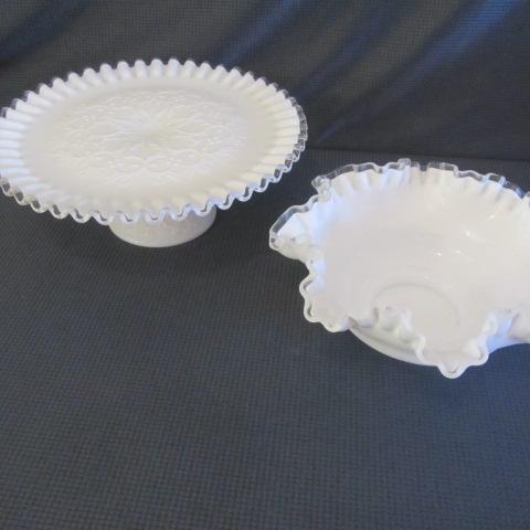lot 18 image: Silvercrest Cake Stand & Bowl
