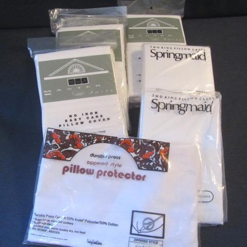 lot 211 image: New King Size Pillow Cases